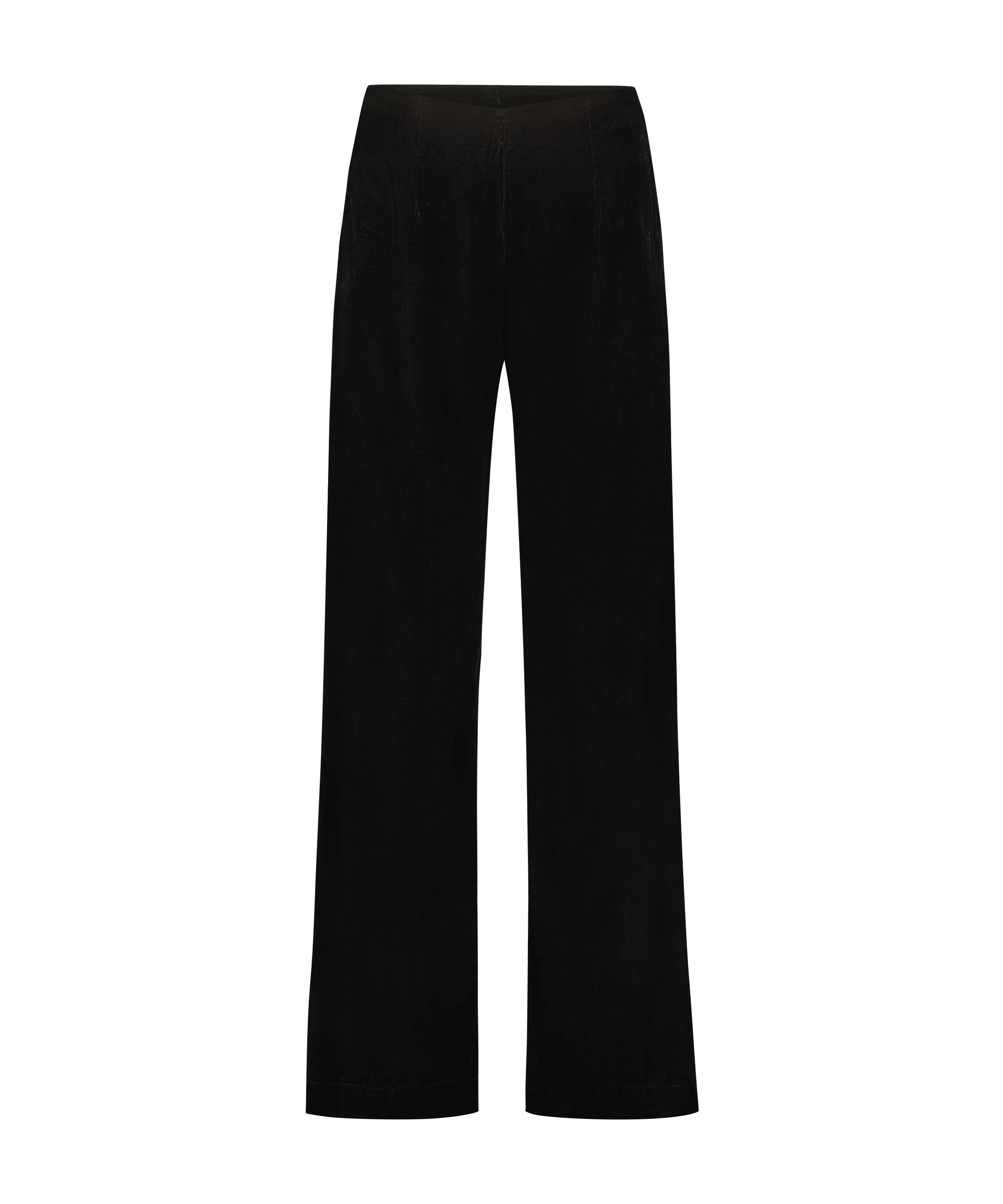 Petite Pantalon Palazzo Velvet Lucy Hale, Noir, main