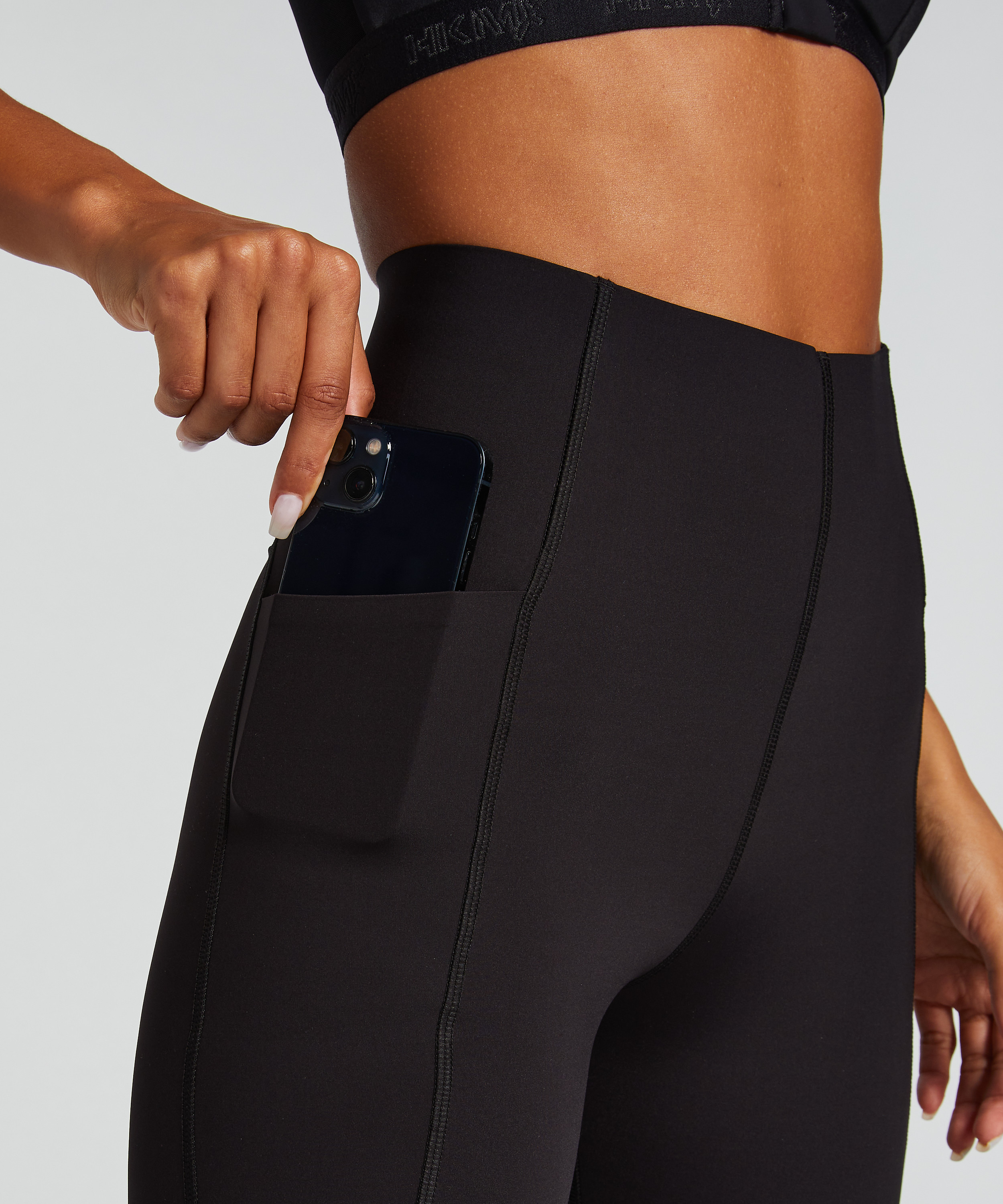 HKMX High Waisted Sportlegging Boost, Schwarz, main