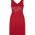 Slipdress Nora Lace, Rot