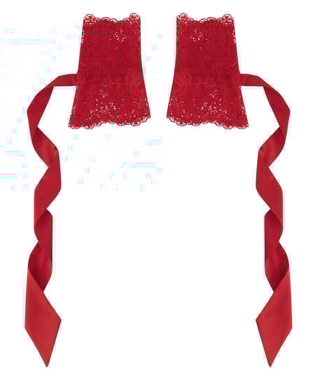 Handschellen Spitze, Rot