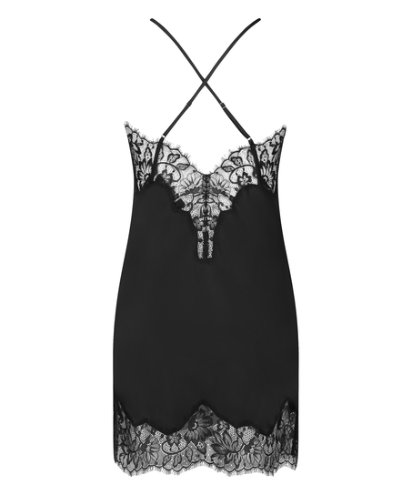 Slipdress Valerie, Schwarz