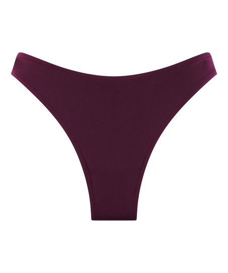 Bas de bikini &agrave; jambe haute en n&eacute;opr&egrave;ne, Violet
