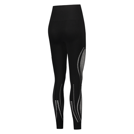 HKMX Legging de sport taille haute sans couture Comfort, Noir