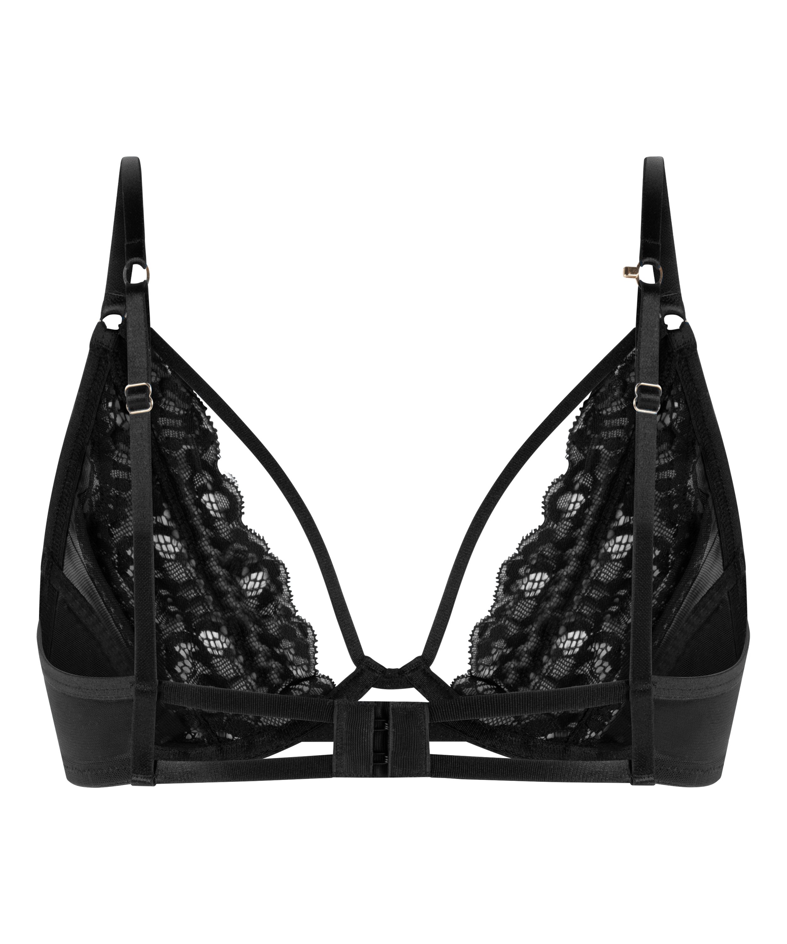 Unwattierter B&uuml;gel-BH Cinnamon, Schwarz, main