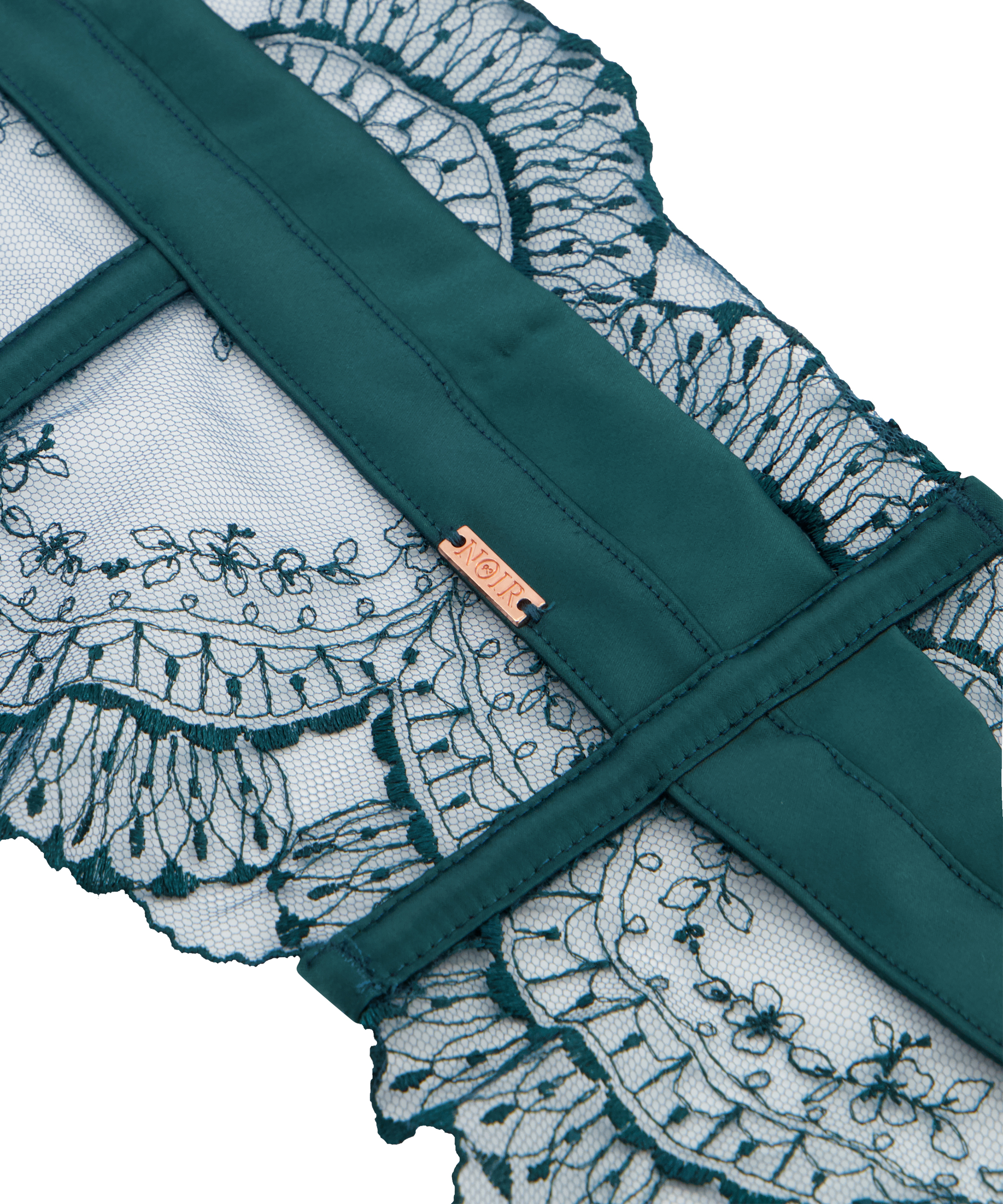 Guêpière Christine, Bleu, main