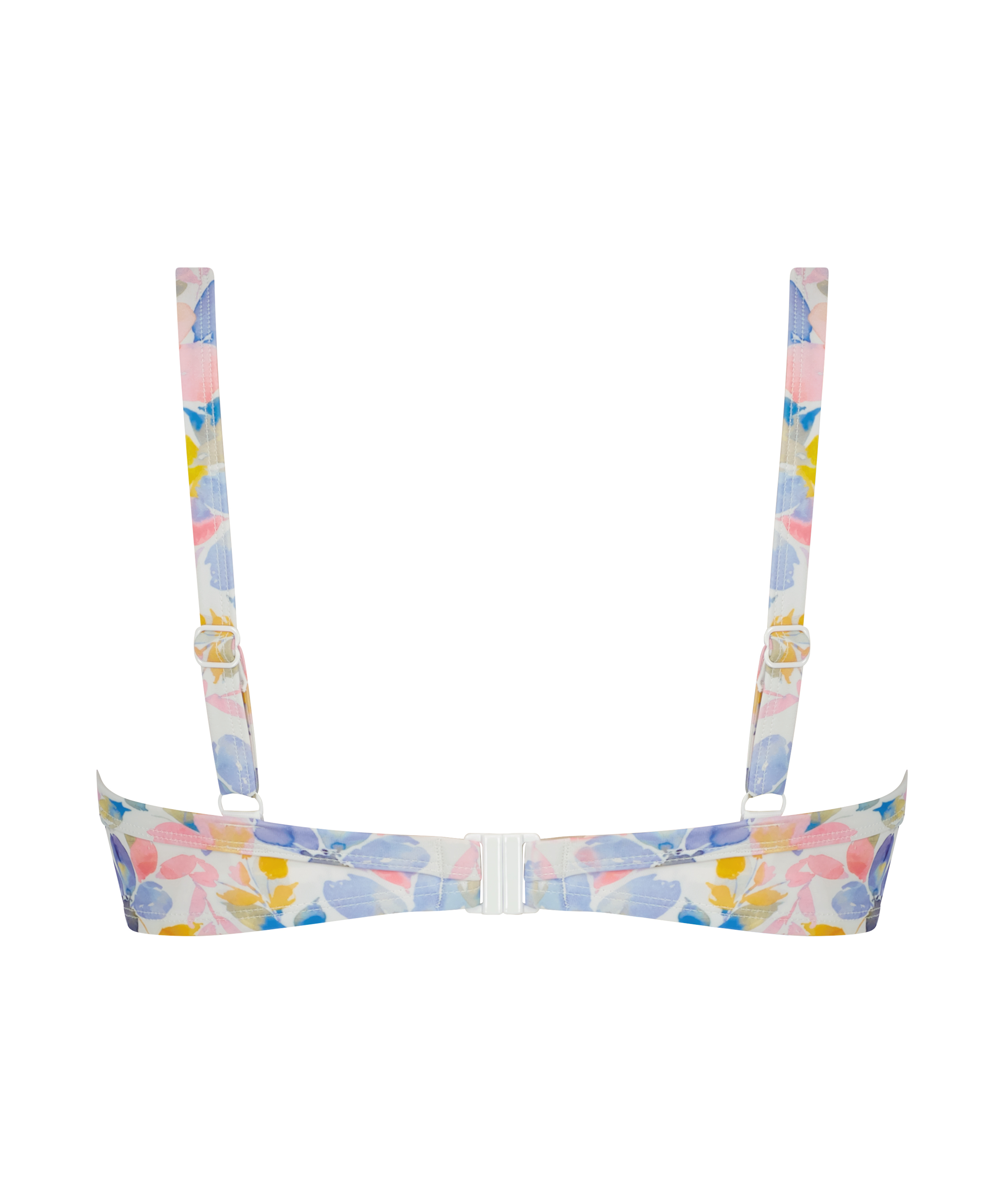 Haut de bikini pr&eacute;form&eacute; &agrave; armatures Palma, Blanc, main