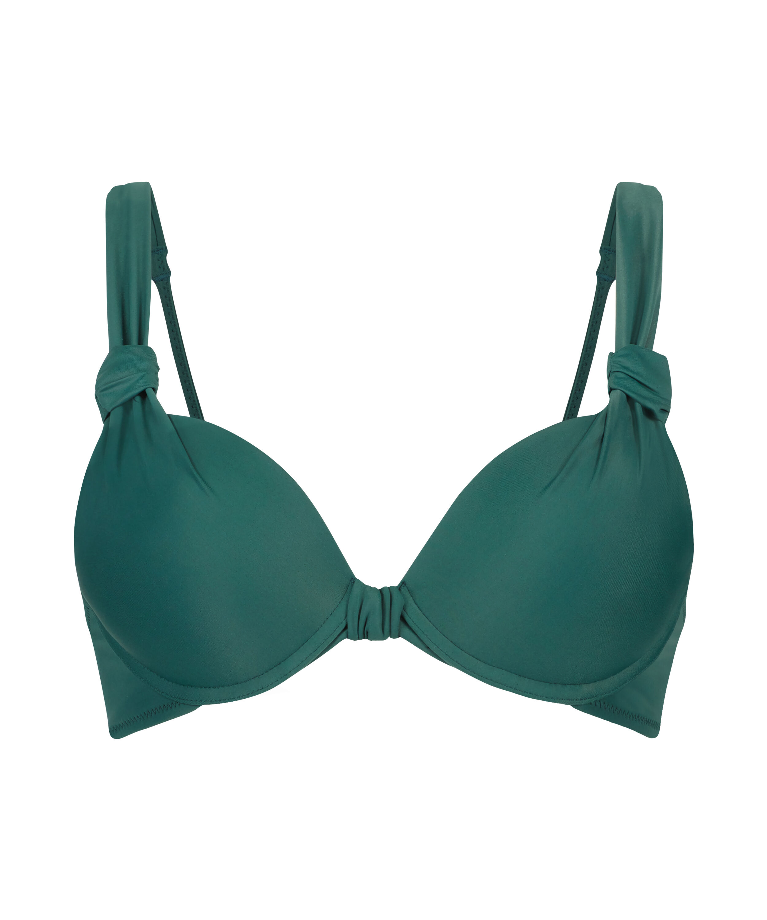 Haut de bikini &agrave; armatures pr&eacute;form&eacute; Luxe Taille E +, Vert