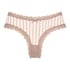 Slip br&eacute;silien V-shape mesh, Beige