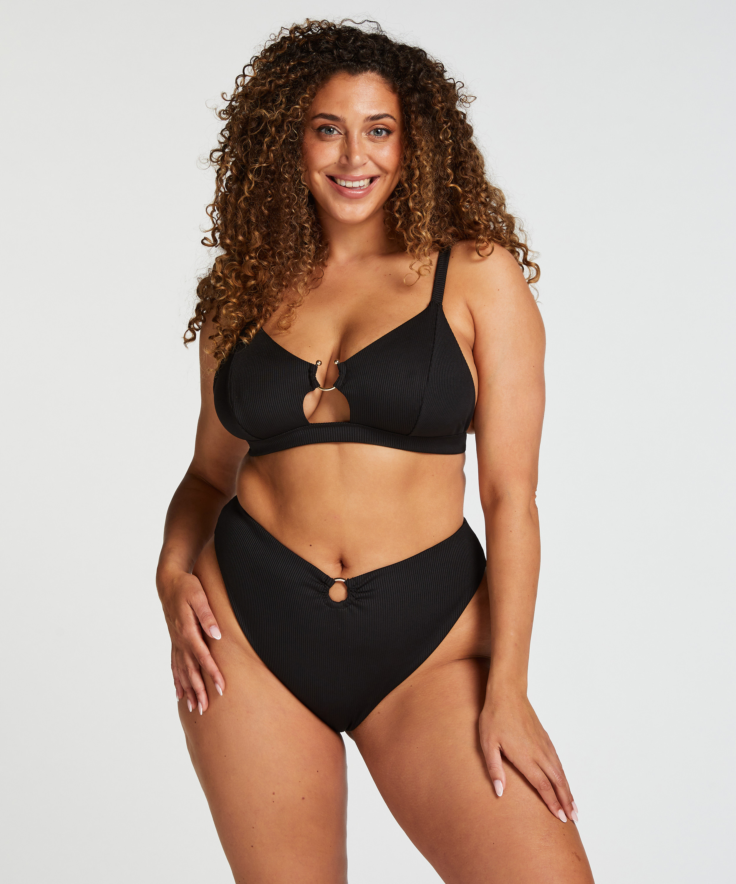 Bikini Oberteil Eleyna, Schwarz, main