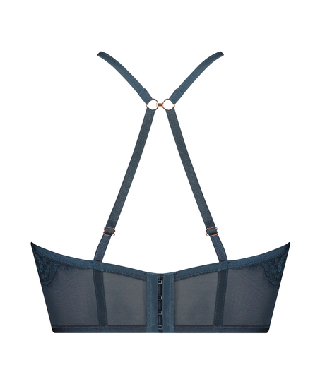 VorgerformterPush-up Longline-Bügel-BH Margaret Lucy Hale, Blau