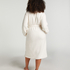 Peignoir Fleece, Blanc
