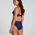 Slip taille haute Diva, Bleu