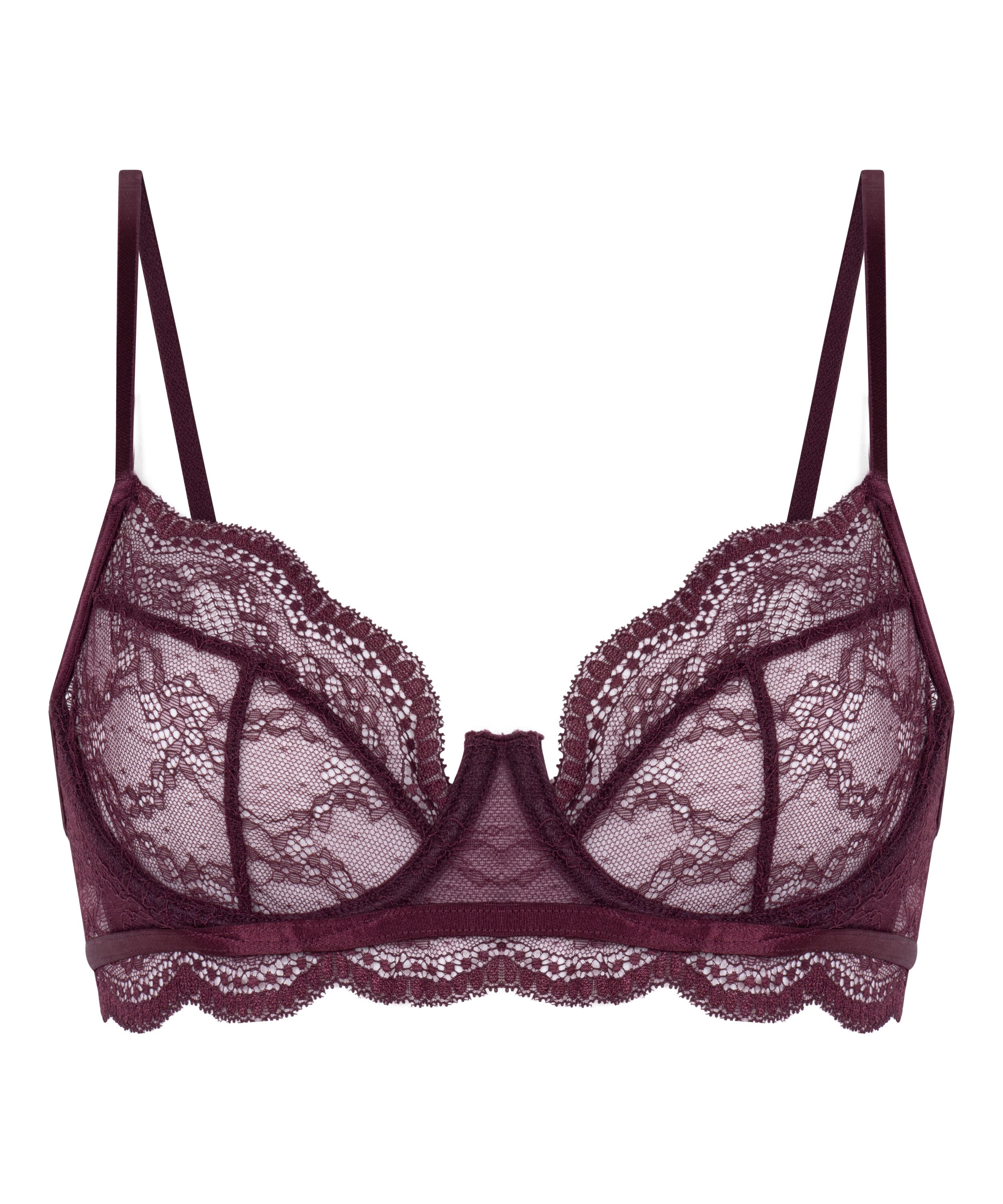 Soutien-gorge non-rembourr&eacute; &agrave; armatures Isabelle, Violet