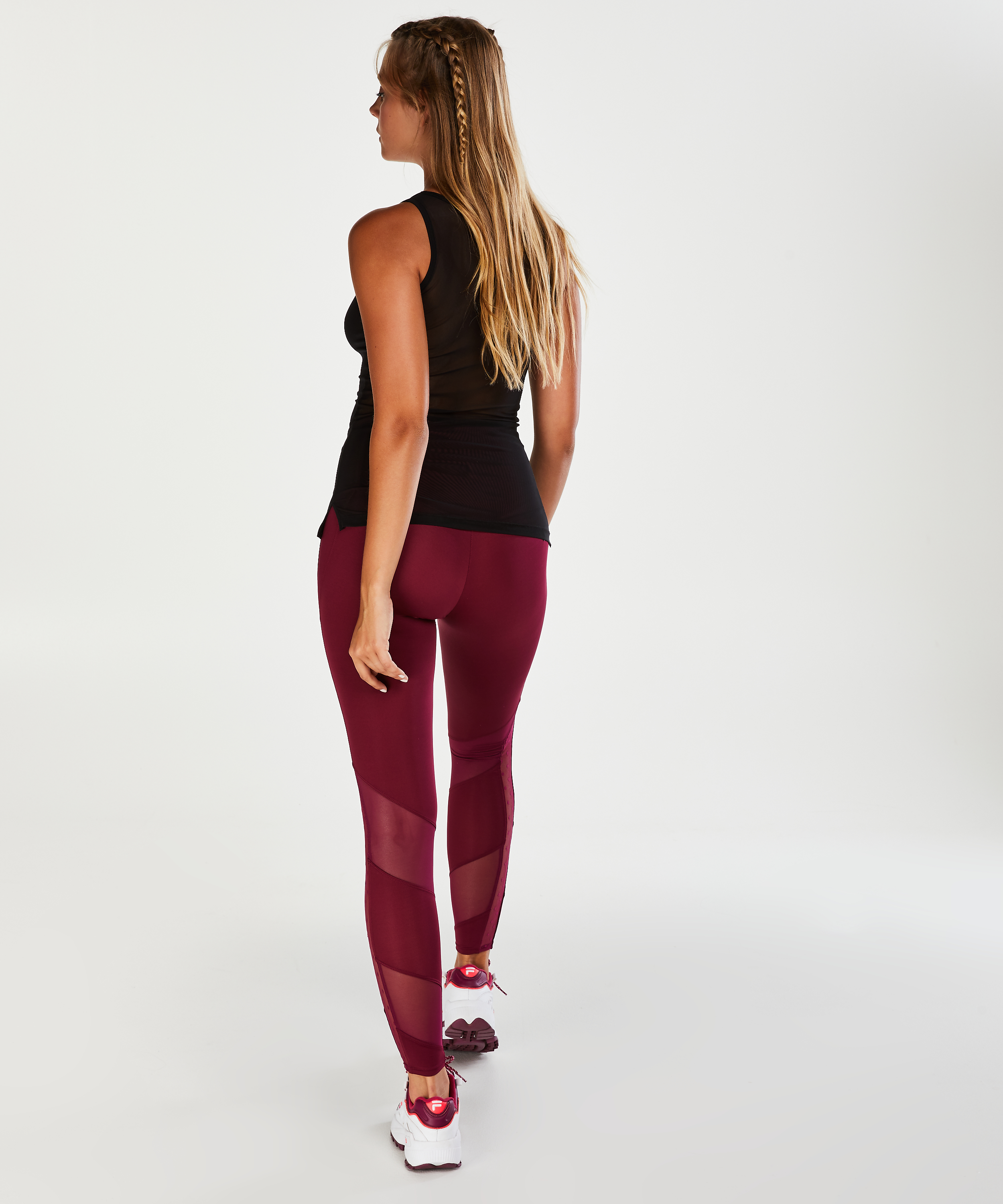 HKMX Sportlegging hohe Taille Level 2, Lila, main