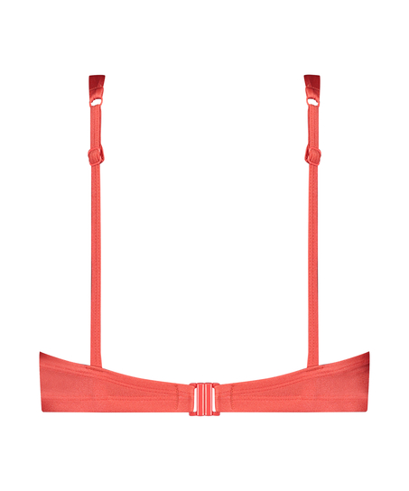 Vorgeformtes Bügel-Bikinitop Luxe Cup E +, Rot