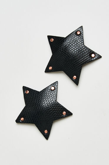 Hunkemöller Cache-tétons Étoile à imprimé serpent
