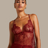 Camisole Lace Delphine, Rouge