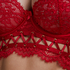 Soutien-gorge &agrave; armatures non-pr&eacute;form&eacute; Miaou, Rouge