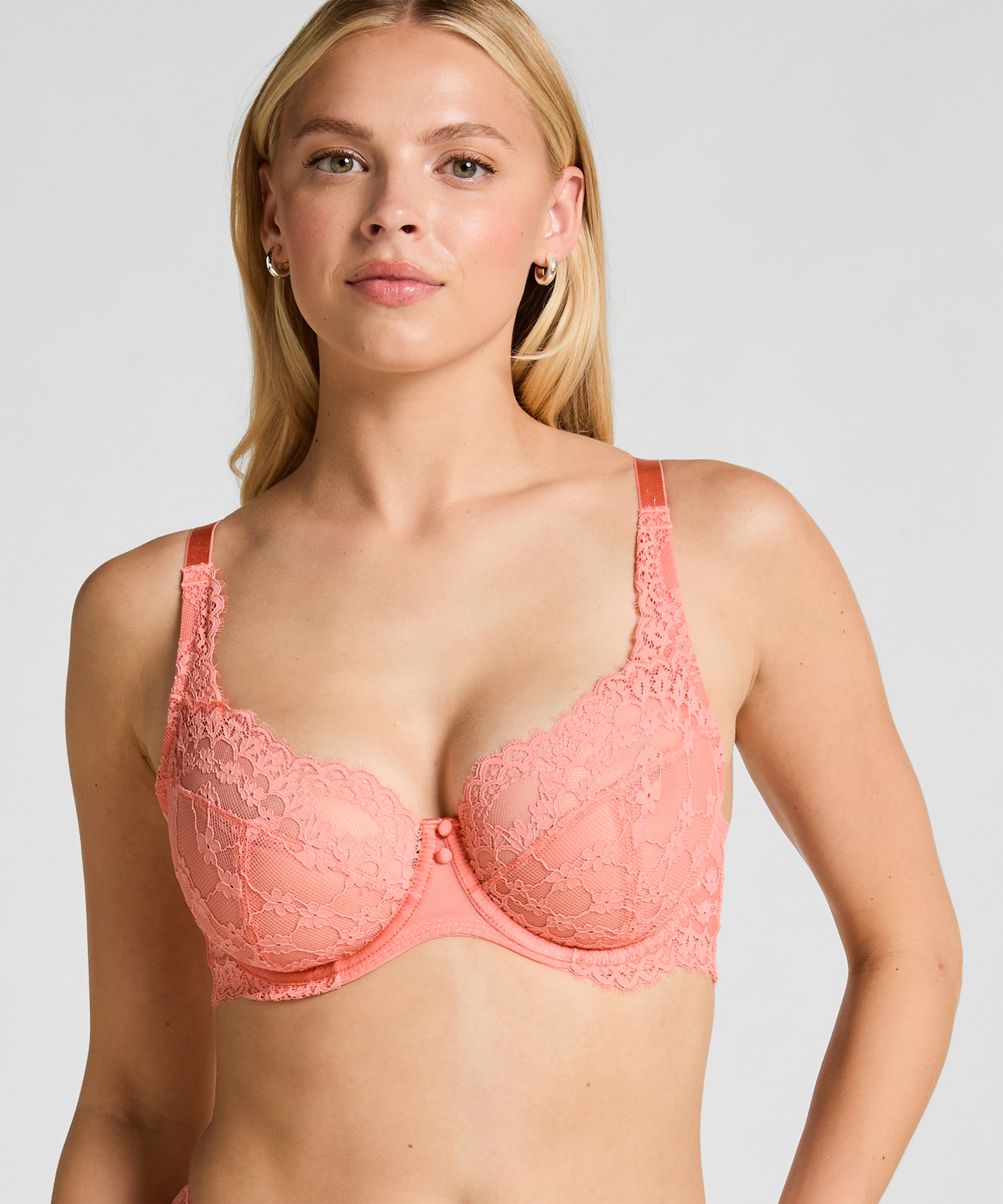 Soutien-gorge à armatures non-préformé Daisy, Rose, main