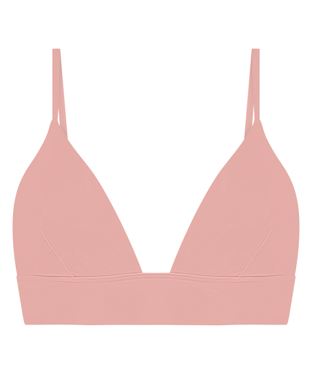 Triangle Brassière Smooth, Rose