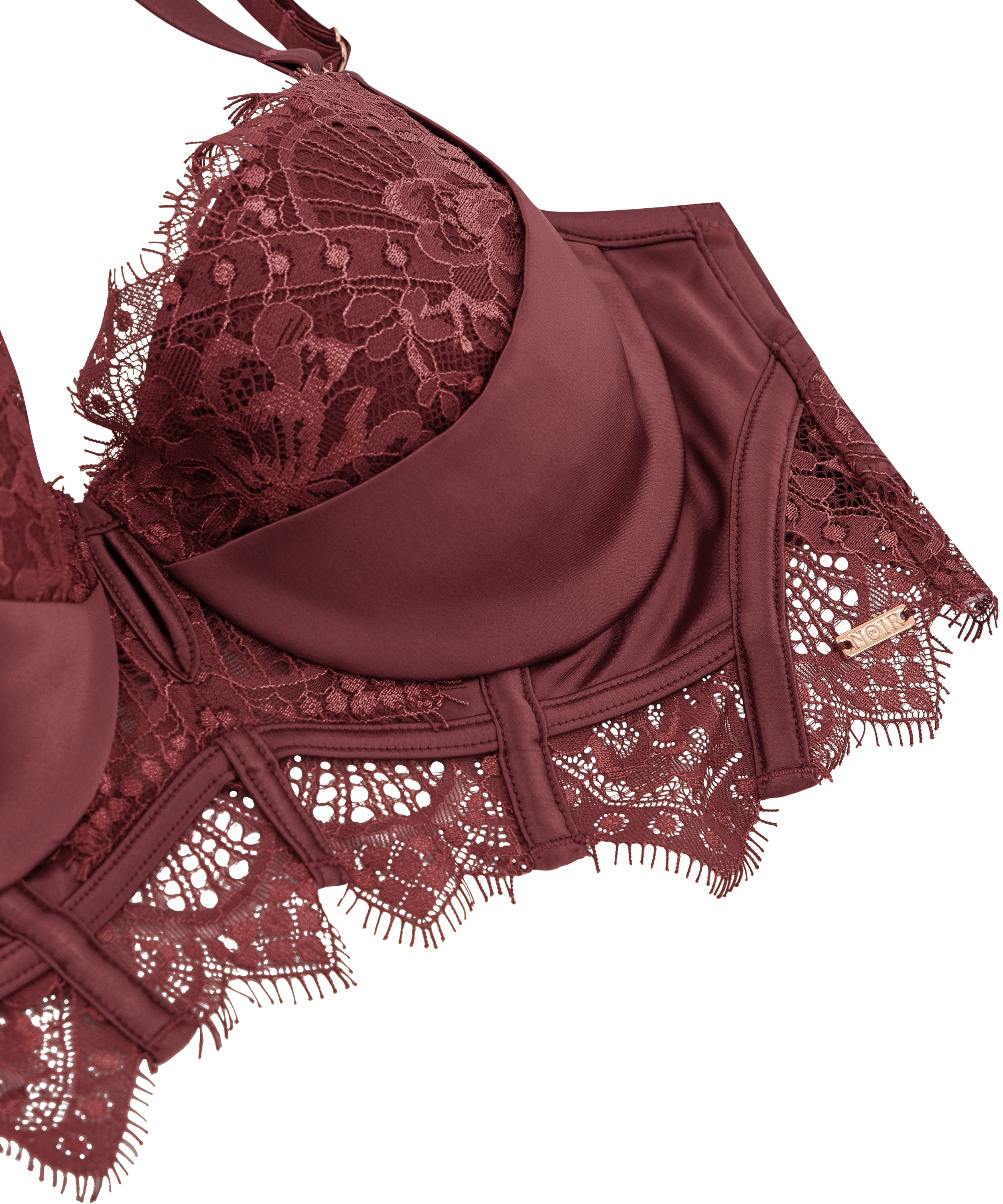 Vorgeformter Longline-Bügel-BH Zoe, Rot, main