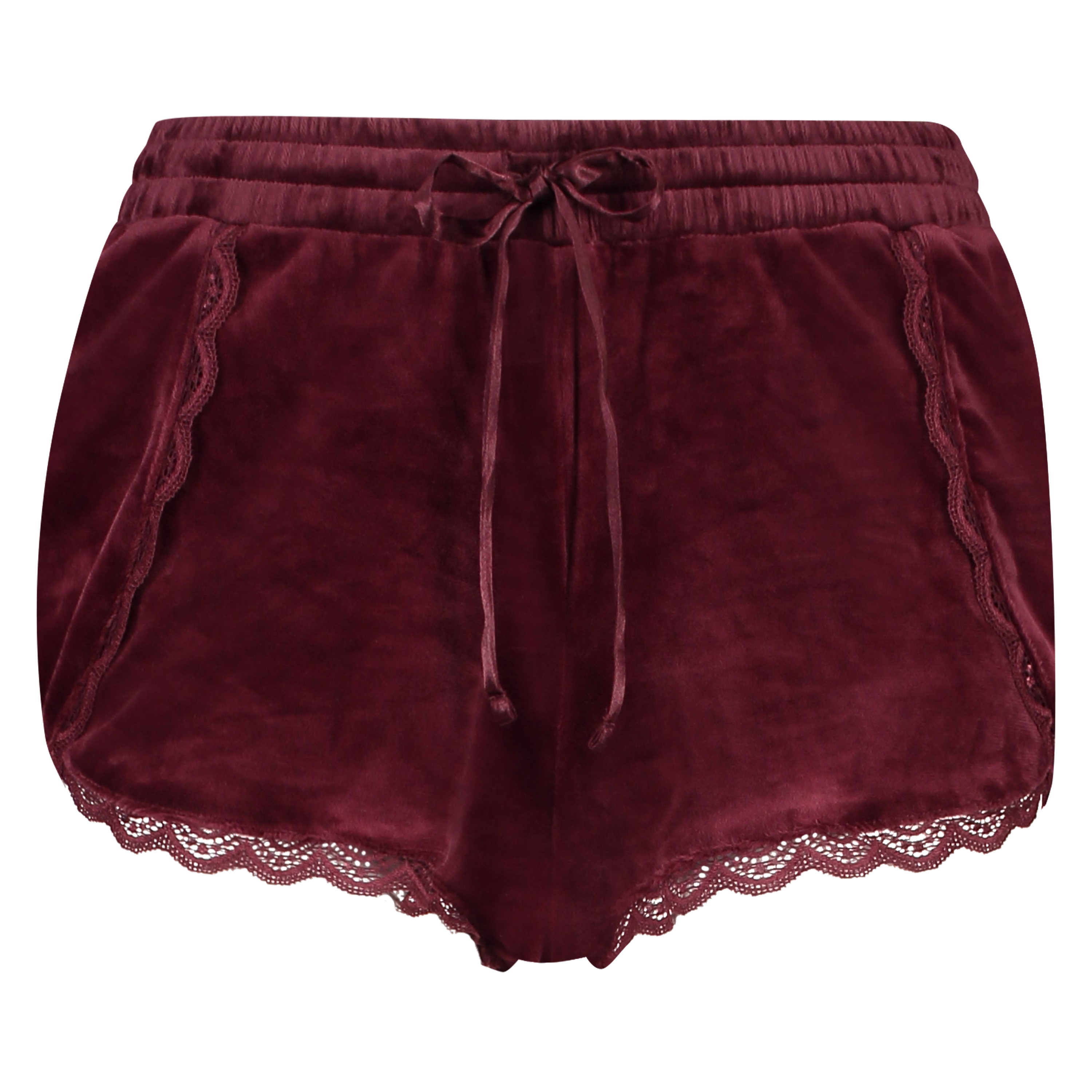 Shorts Velours Lace, Rot, main
