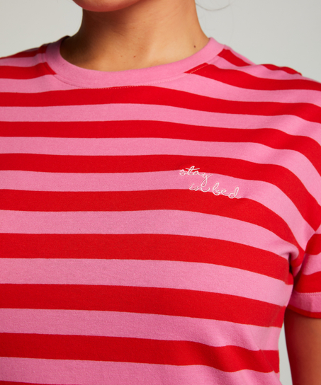 Nachthemd Rundhalsausschnitt, Rose