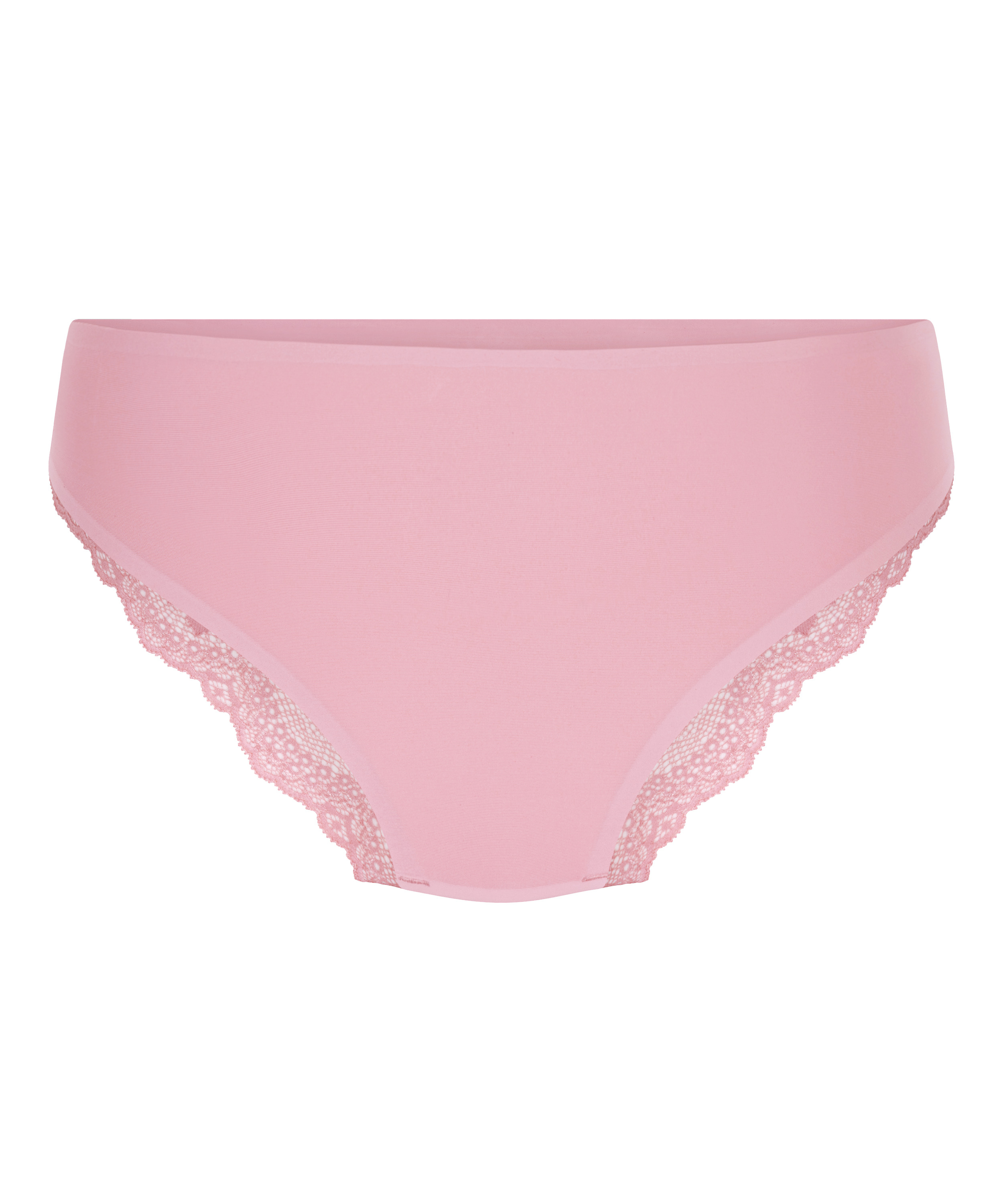 Slip brésilien Invisible Lace Back, Rose, main
