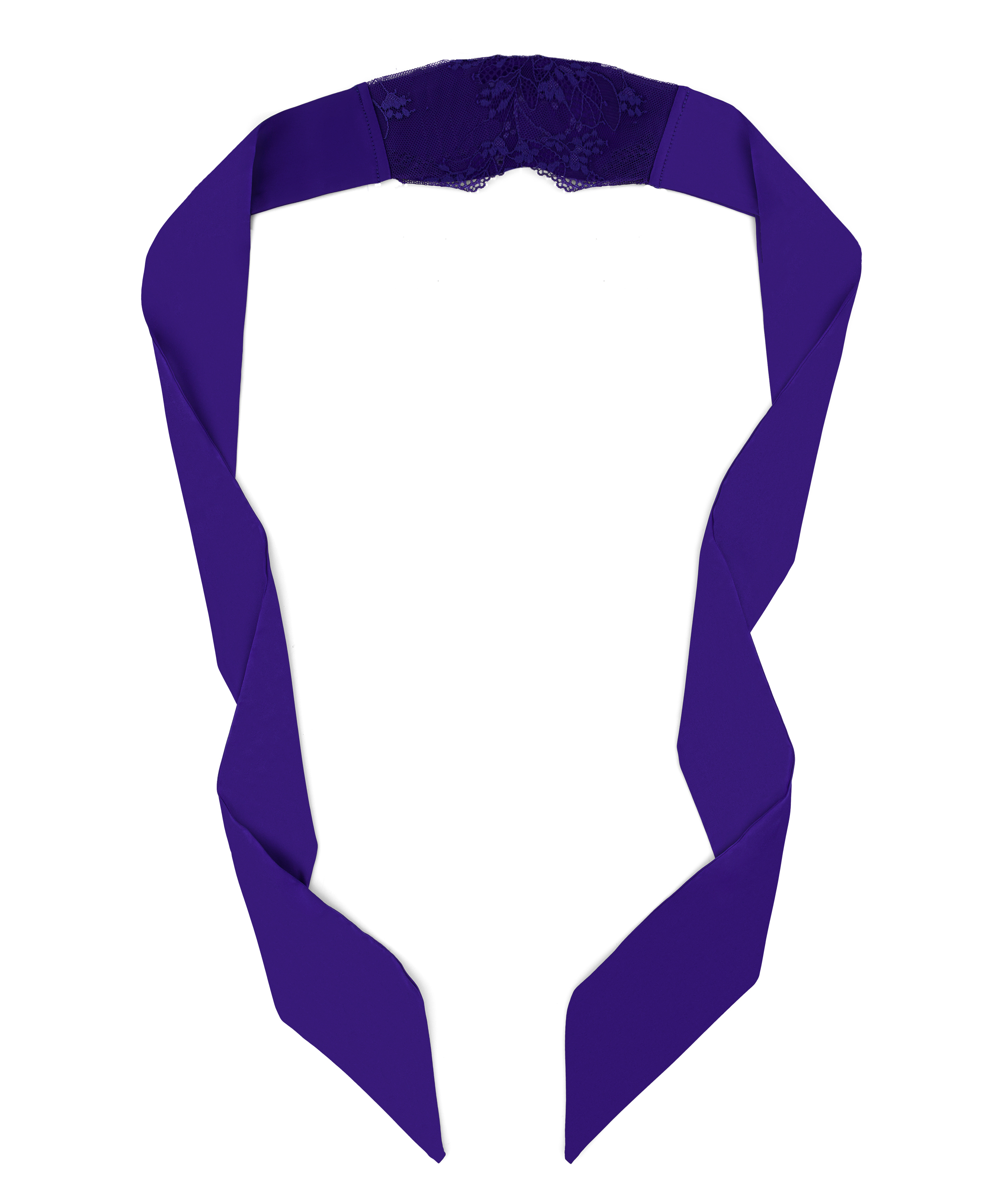 Bandeau Private lace, Bleu, main