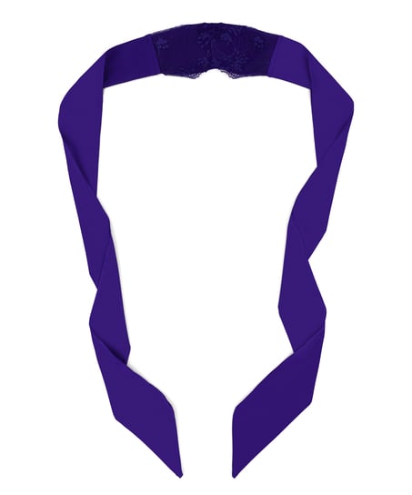 Bandeau Private lace, Bleu