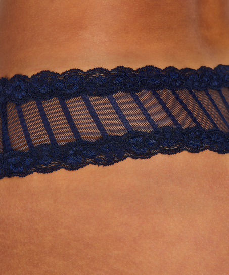 Brazilian V-shape mesh, Blau