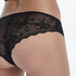 Invisible Brazilian Lace Back, Schwarz