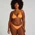 Bikini Slip Cheeky Tanga Scallop Lurex, Orange
