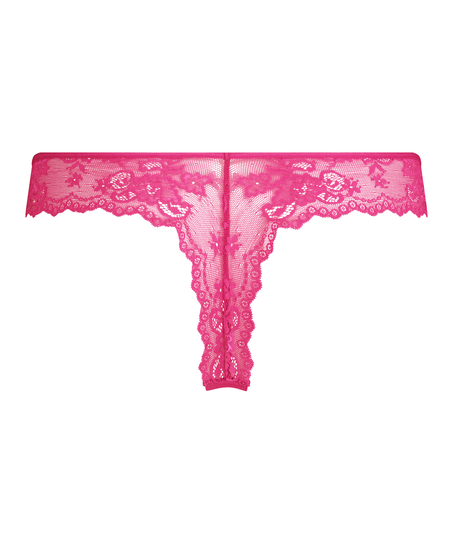String Invisible Lace back, Rose