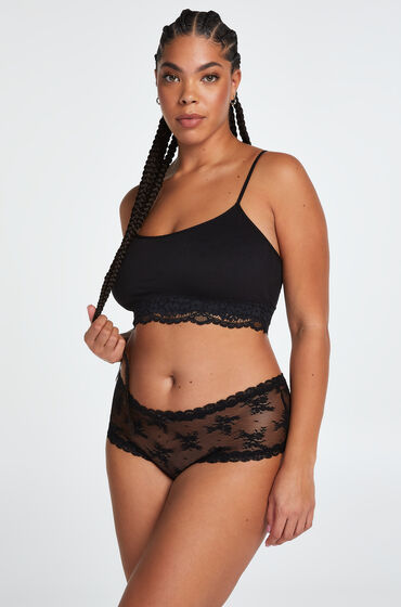 Hunkemöller Brésilien en V Curvy Noir