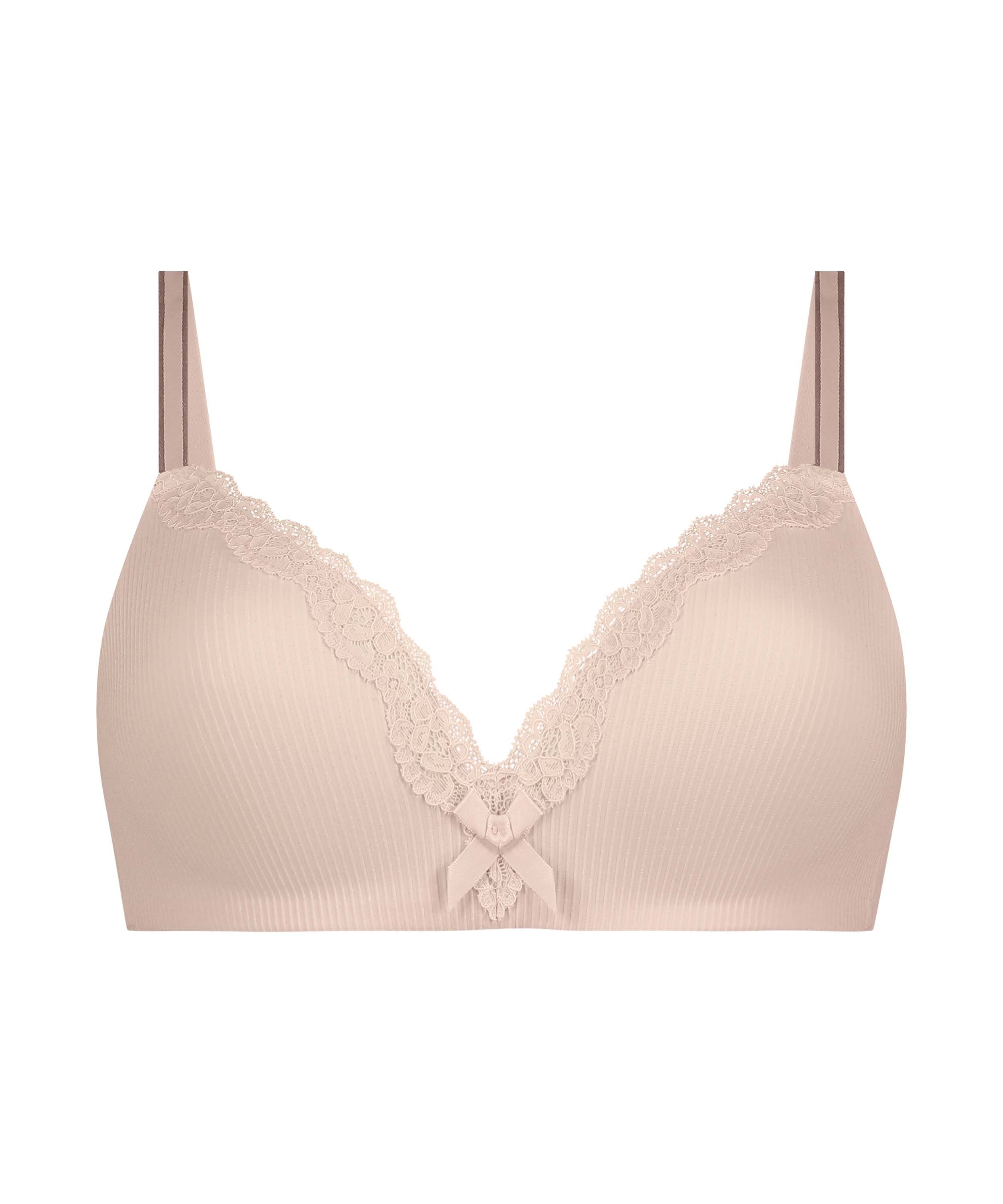Soutien-gorge sans armature pr&eacute;form&eacute; Lola, Rose, main