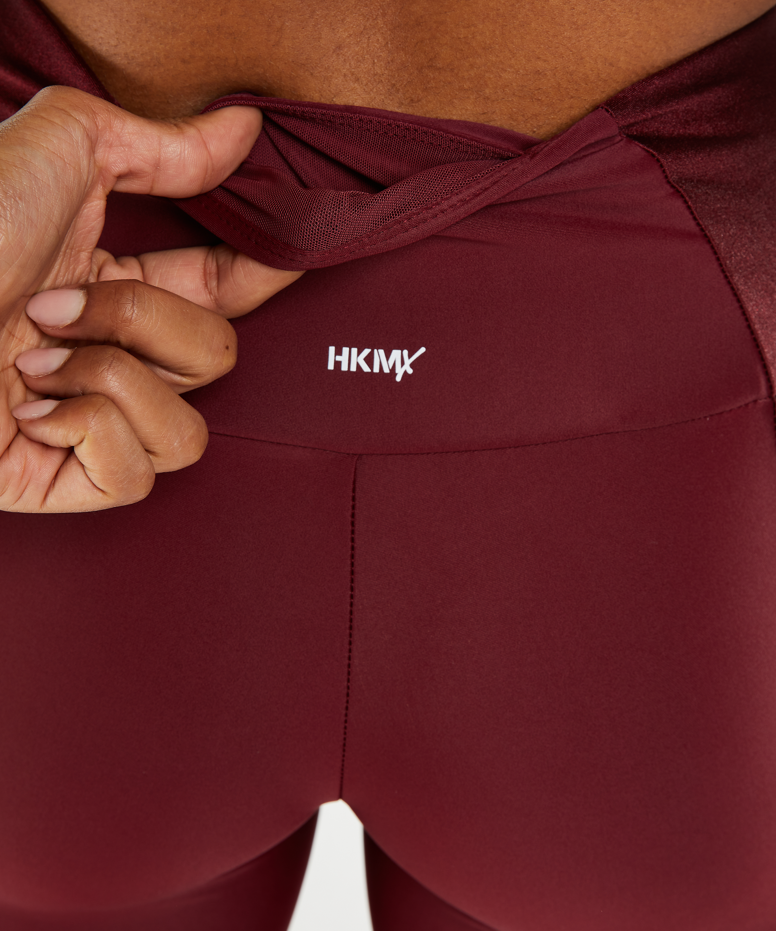HKMX H&uuml;ft-Sportlegging Shine On, Rot, main