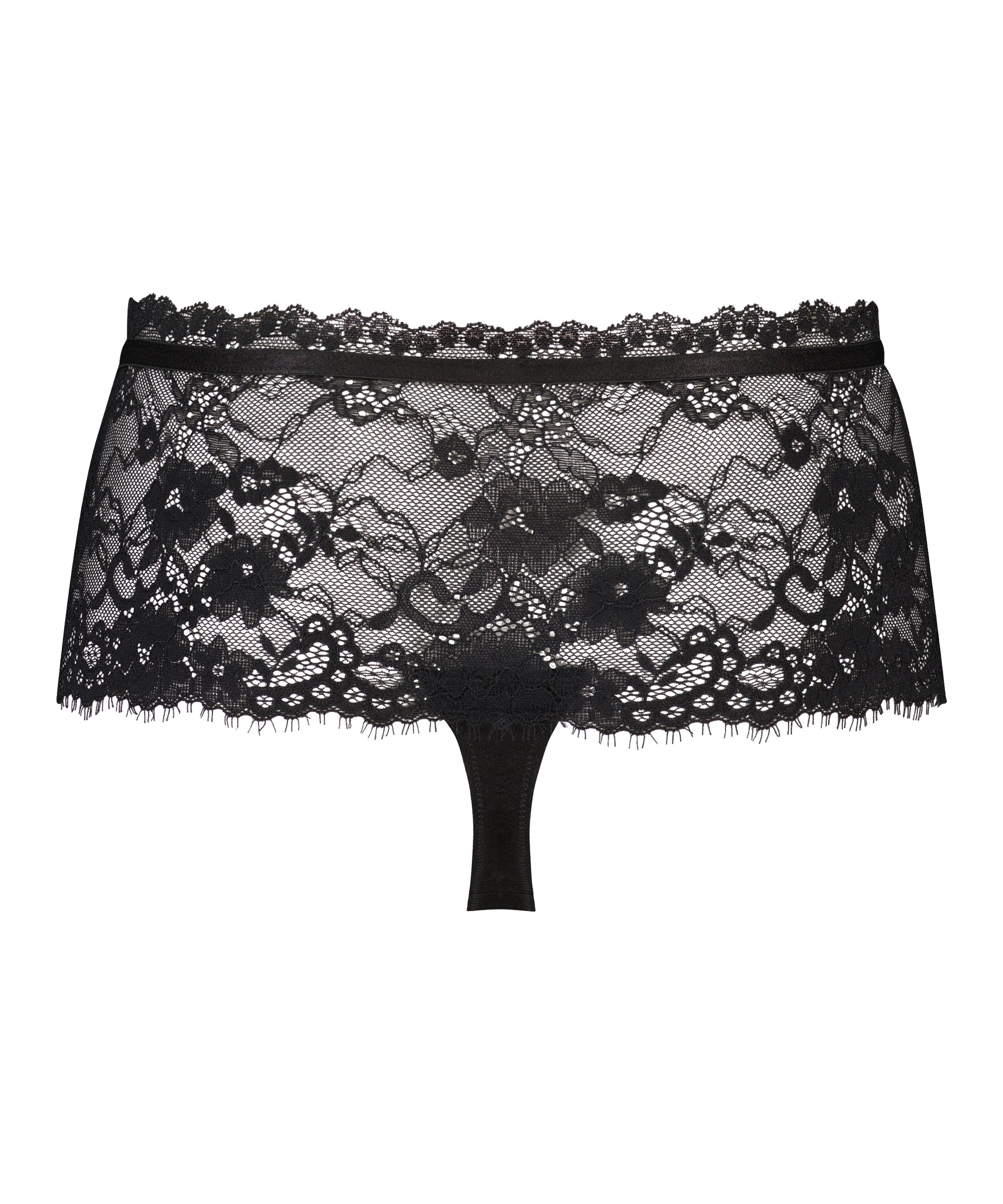 String Taille Haute Honey Birdette Sofia - Noir - Taille L - Neuf Avec Étiquettes - Lingerie Chic