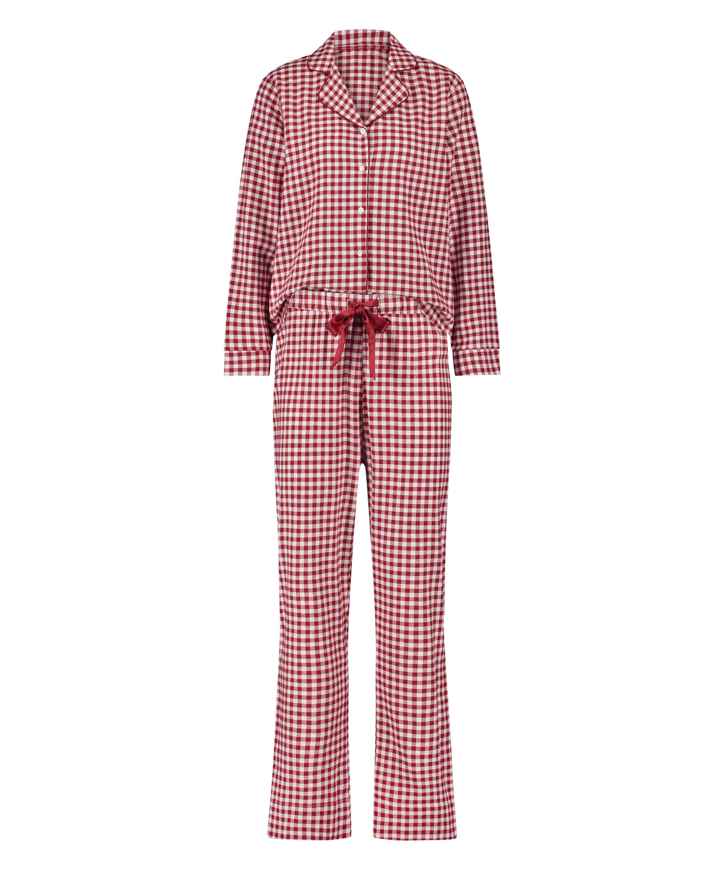 Ensemble pyjama Flannel, Rouge, main