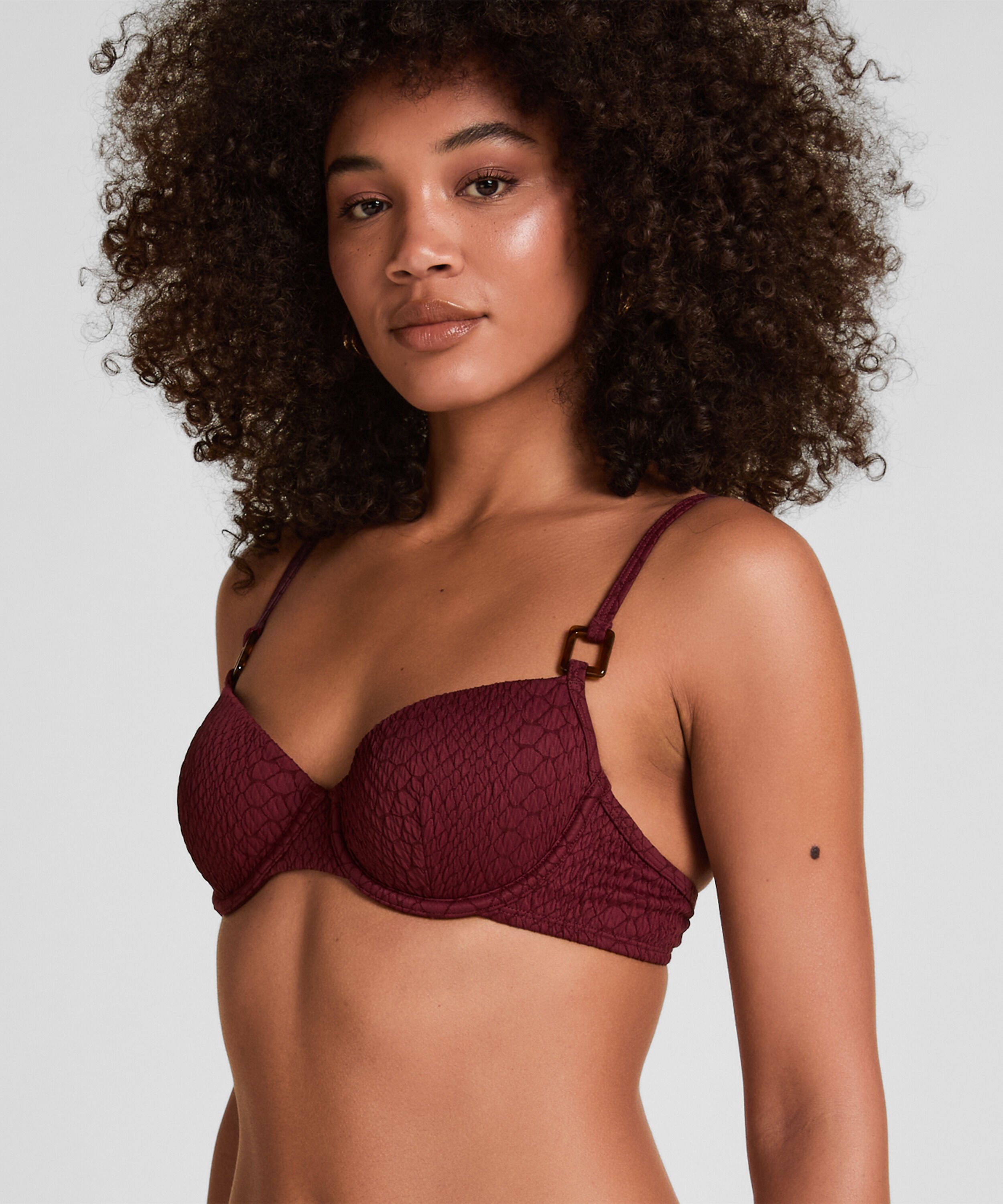 Haut de Bikini Rembourré à Armatures Aruba, Violet