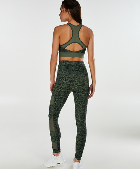 HKMX Sportlegging mit hoher Taille, gr&uuml;n