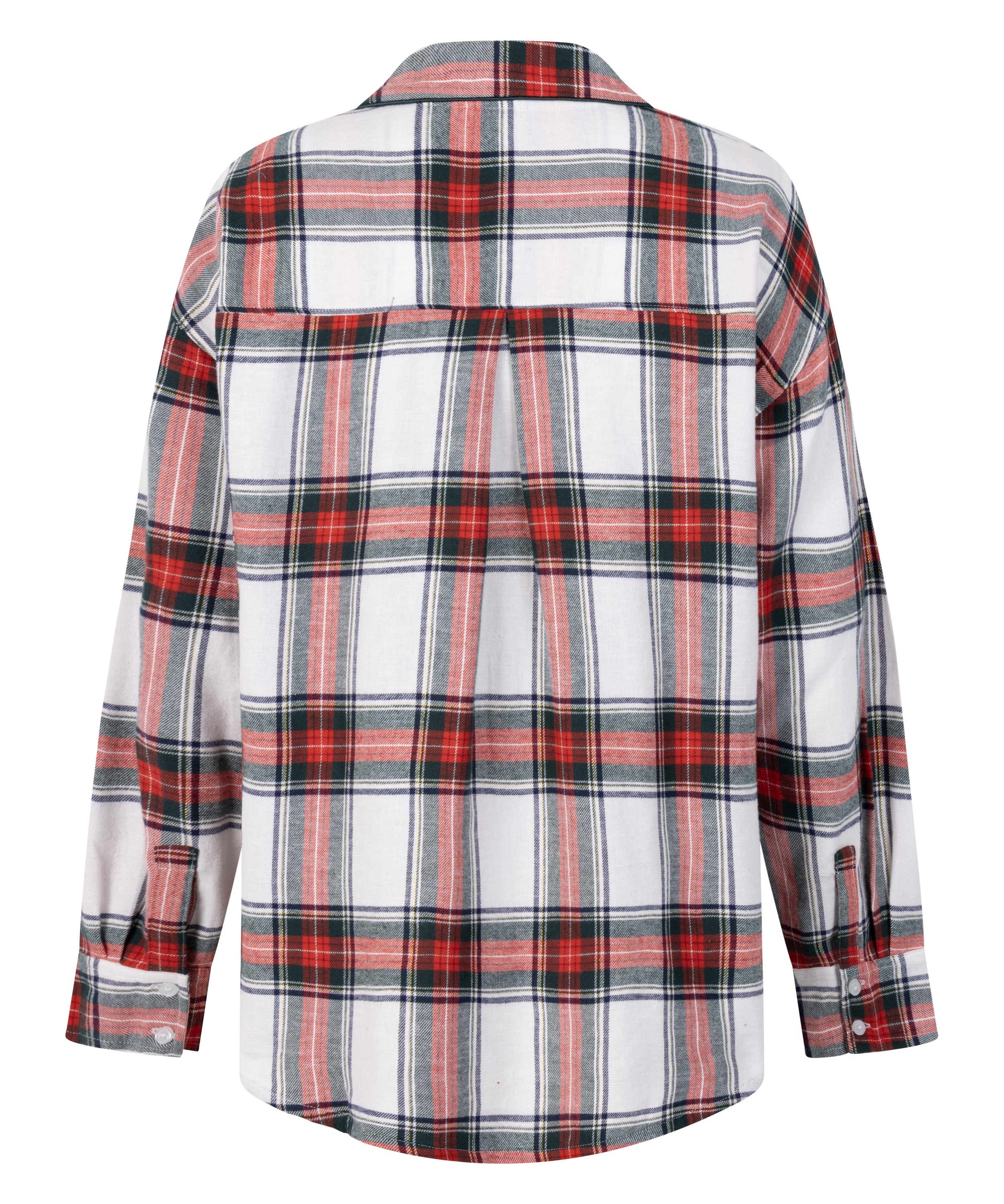 Haut de Pyjama Flanel, Blanc, main