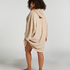 Robe polaire Snuggle Lounge, Beige