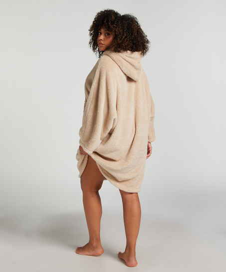 Robe polaire Snuggle Lounge, Beige