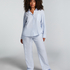 Haut de pyjama en Coton, Bleu