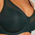 Unwattierter Minimizer-Bügel-BH Nina, Grün