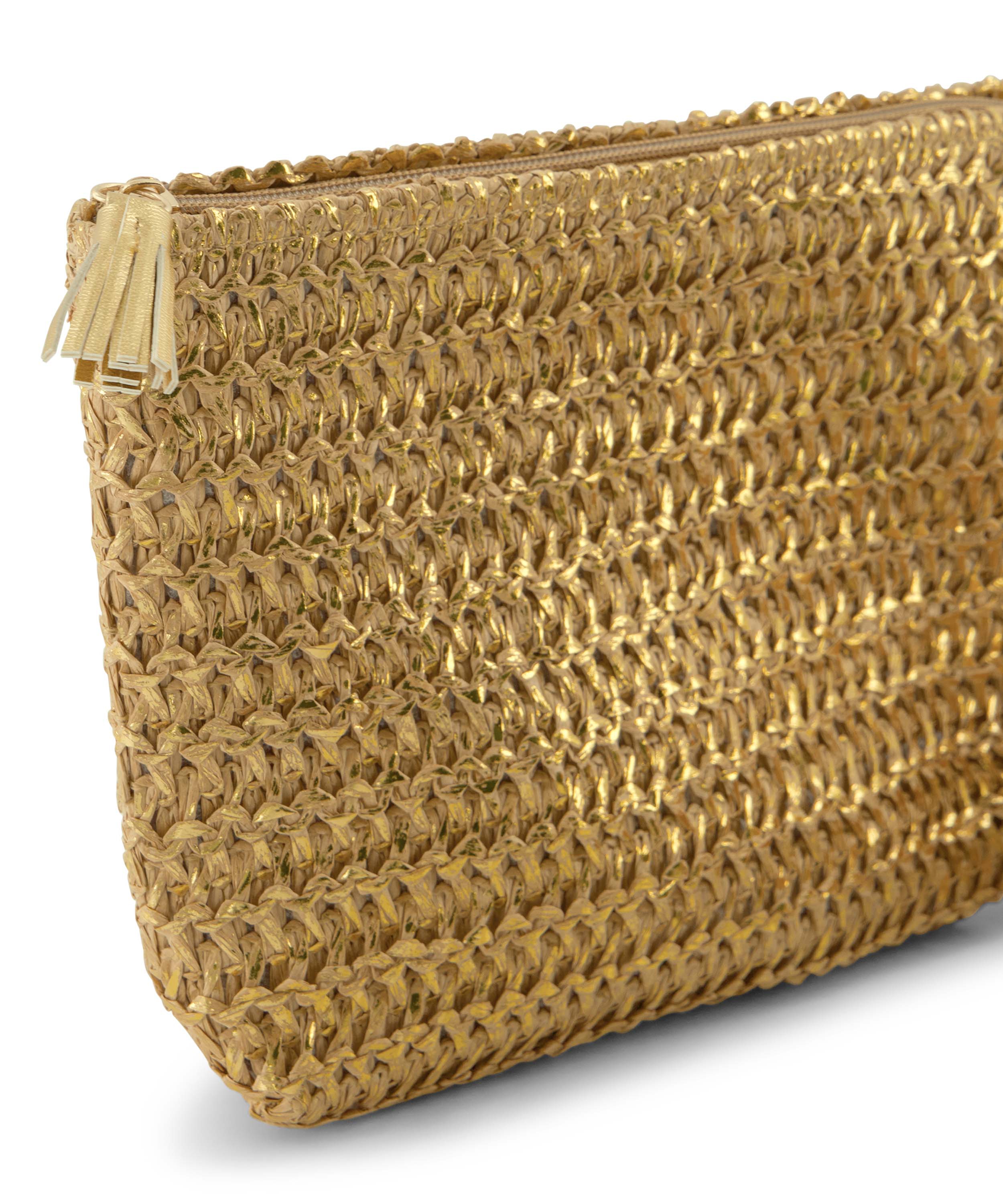 Sac de plage Goldie, Jaune, main
