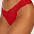 String extra bas Madison, Rouge