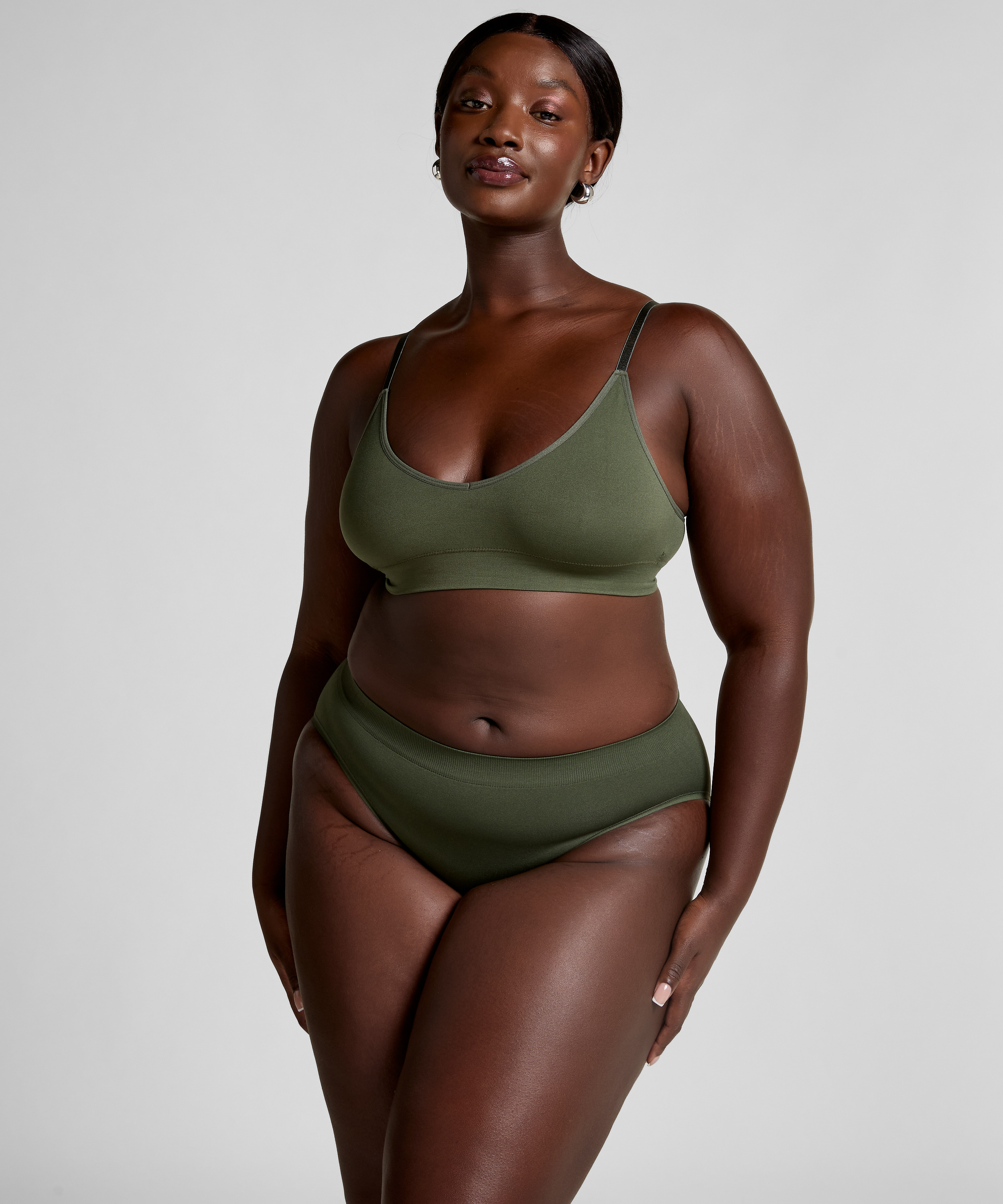 Triangel-Bralette Dide, Grün, main