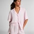 Gewebte Pyjama-Shorts, Rose
